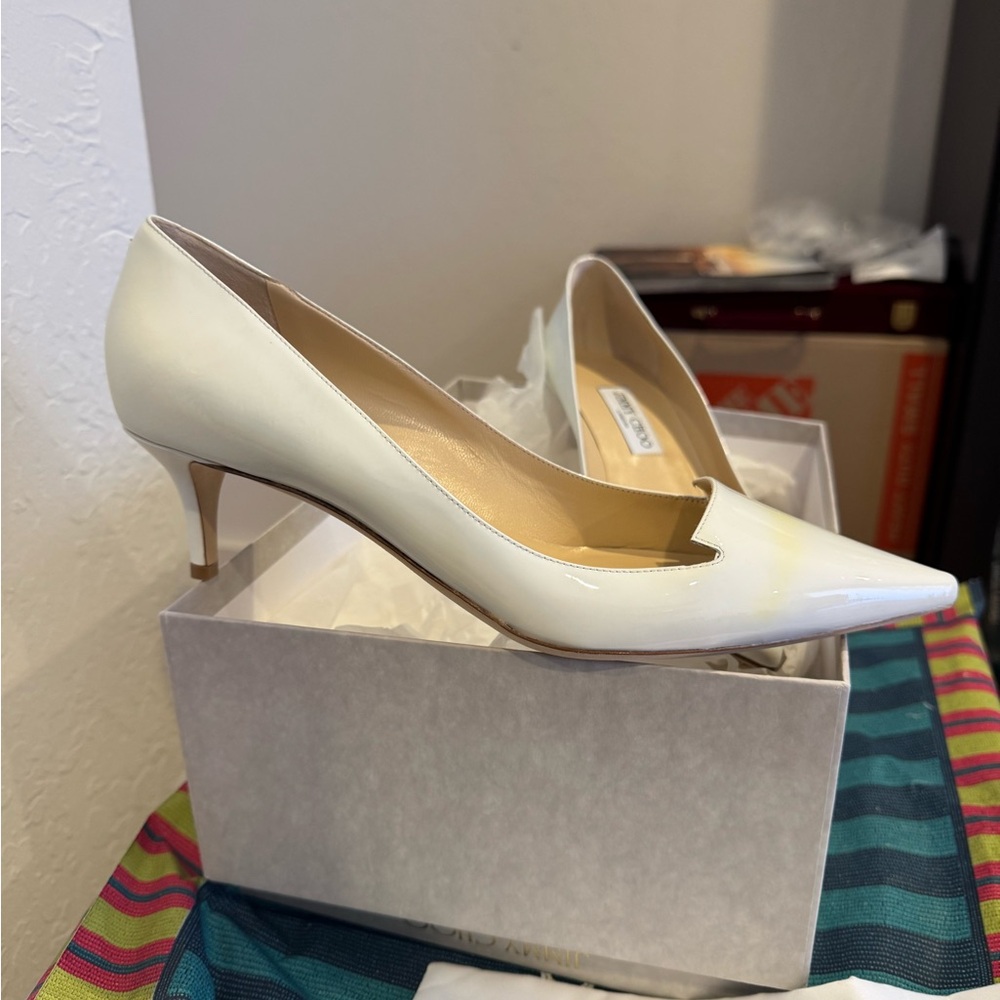 Brand new Jimmy Choo Women's Frenchie Kitten Heel  Pumps - Picture 4 of 4